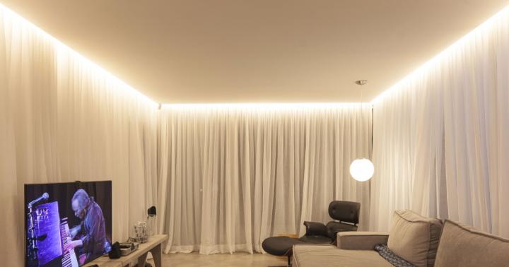 Двухуровневые потолки из гипсокартона с подсветкой: как сделать своими руками